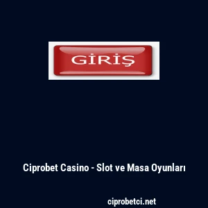 Ciprobet Casino - Slot ve Masa Oyunları